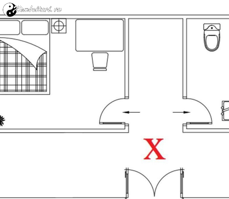 Giải Pháp Hóa Giải Phòng Ngủ Đối Diện Nhà Vệ Sinh Hiệu Quả