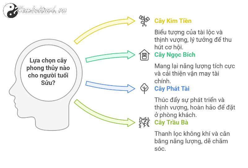 Bí Quyết Chọn Cây Phong Thuỷ Hợp Tuổi Sửu: Tăng Vượng Khí, Thu Hút Tài Lộc