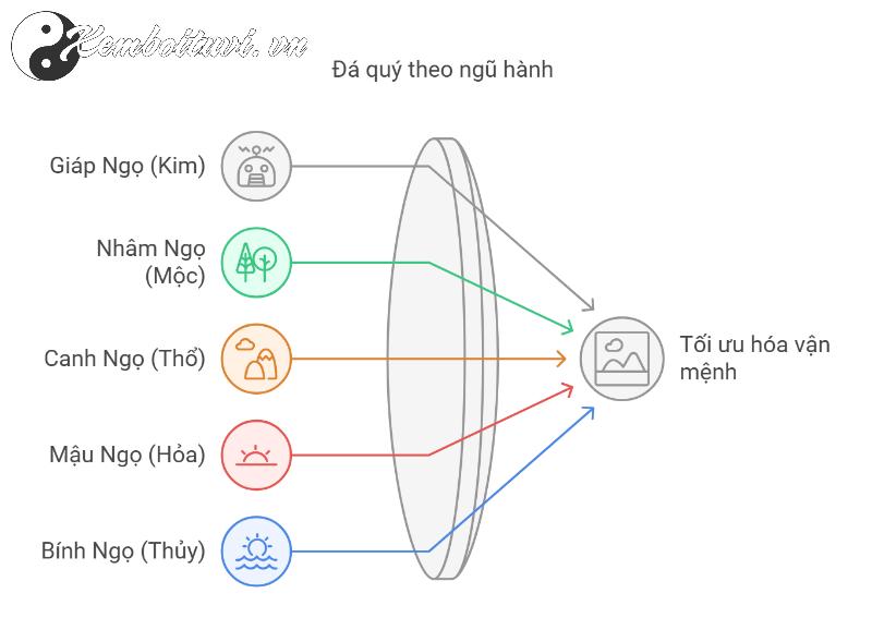 Lựa Chọn Đá Phong Thủy Mang Lại May Mắn Cho Người Tuổi Ngọ