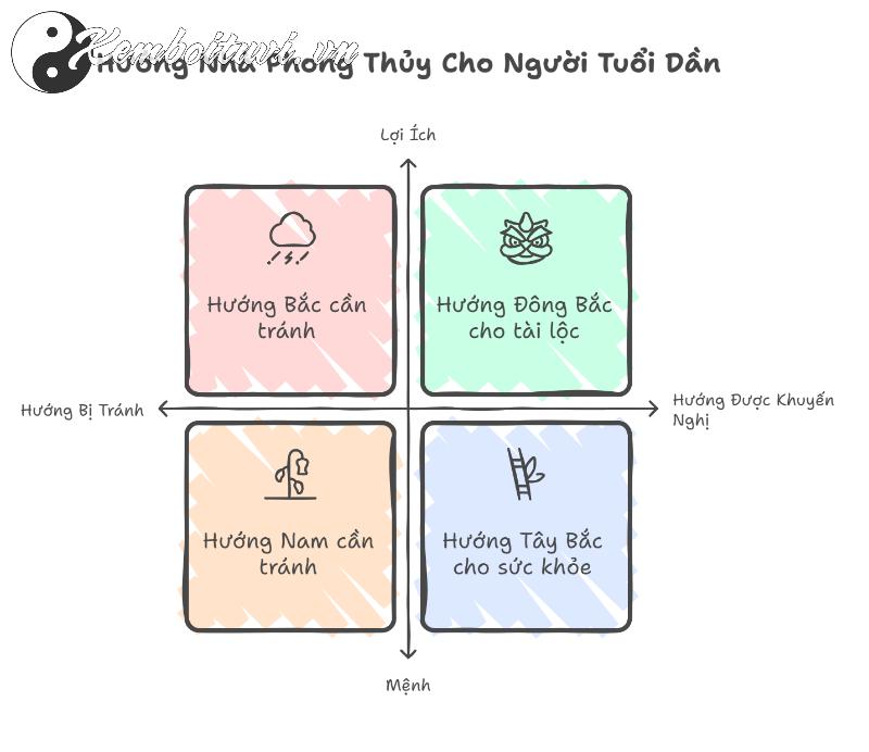 Chọn Hướng Nhà Chuẩn Phong Thủy Cho Người Tuổi Dần: Sự Nghiệp, May Mắn, Tài Lộc