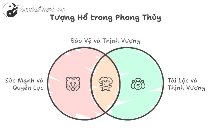 Khám Phá Ý Nghĩa Tượng Hổ Trong Phong Thủy - Biểu Tượng Quyền Lực Và Bảo Vệ