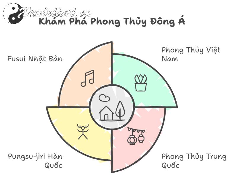 Khám Phá Sự Khác Biệt Thú Vị Giữa Phong Thủy Việt Nam, Trung Quốc, Hàn Quốc Và Nhật Bản