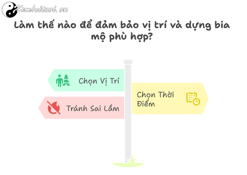 N&ecirc;n Đặt Bia Mộ Ở Đầu Hay Ở Ch&acirc;n Người Mất? Hướng Dẫn Từ Phong Thủy Truyền Thống