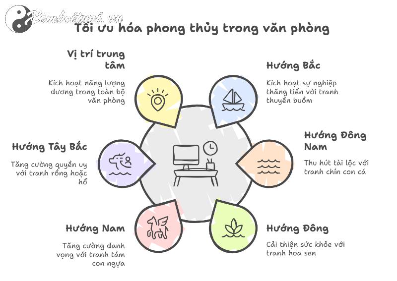 Tranh Phong Thủy Phòng Làm Việc: Bí Quyết Tăng Tài Lộc, May Mắn, Sự Nghiệp Thăng Hoa!