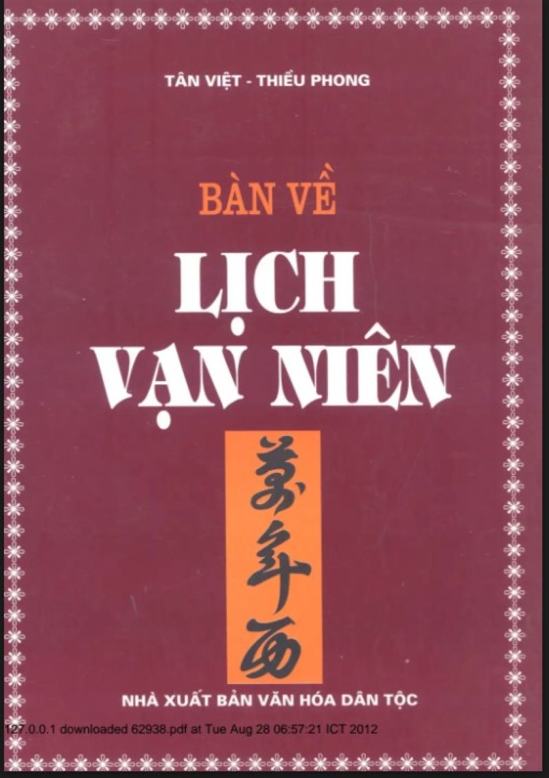 Khám Phá Bí Ẩn Lịch Vạn Niên: Cuốn Sách Giải Mã Thời Gian, Vận Mệnh và Phong Thủy Bạn Không Thể Bỏ Lỡ