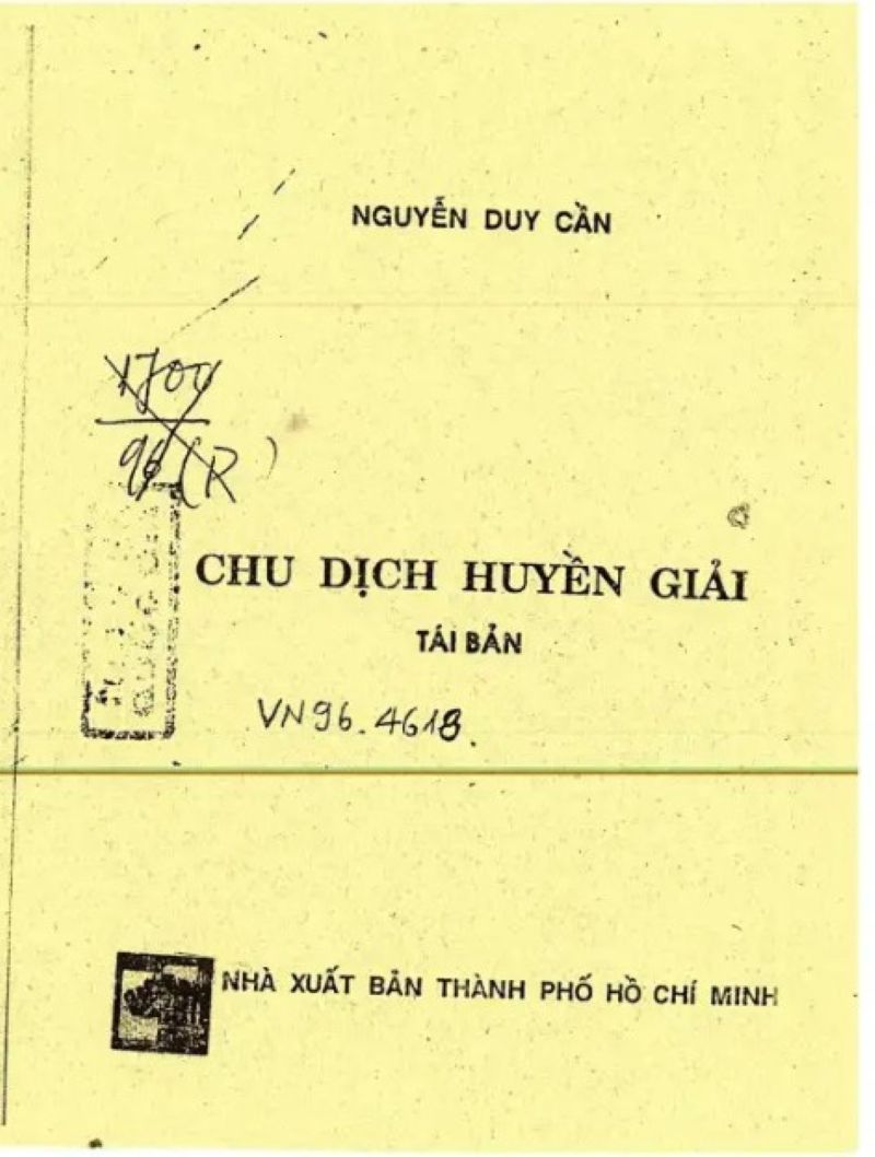 Giải Mã “Chu Dịch Huyền Giải”: Bí Mật Quẻ Dịch, Tượng Số và Triết Lý Âm Dương Ngũ Hành
