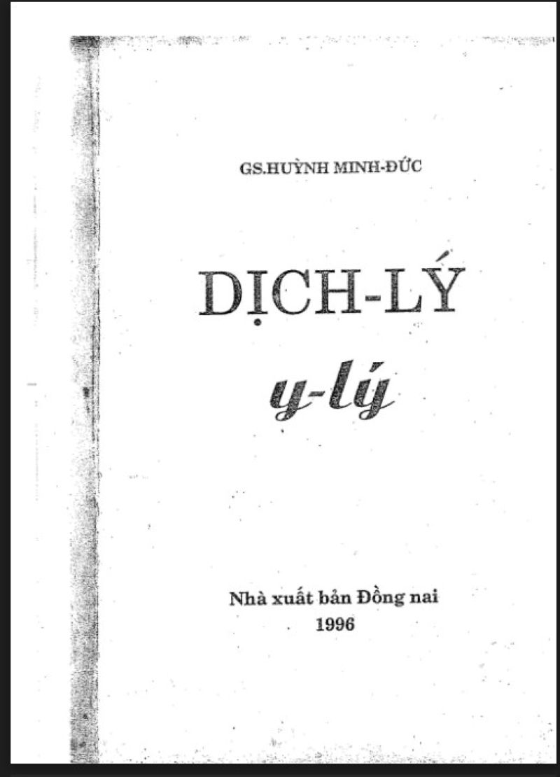 Khám Phá Bí Mật Dịch Lý Y Lý: Giải Mã Quẻ Dịch, Trị Bệnh Theo Hào Từ, Tải Ngay Bản PDF Đầy Đủ