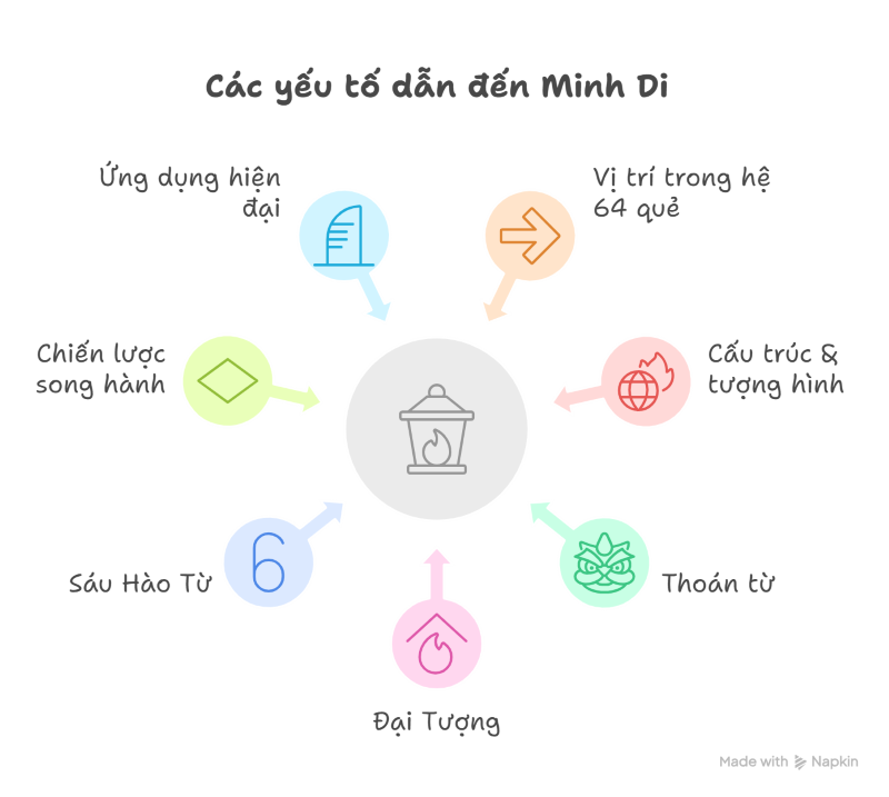 Quẻ Địa Hỏa Minh Di