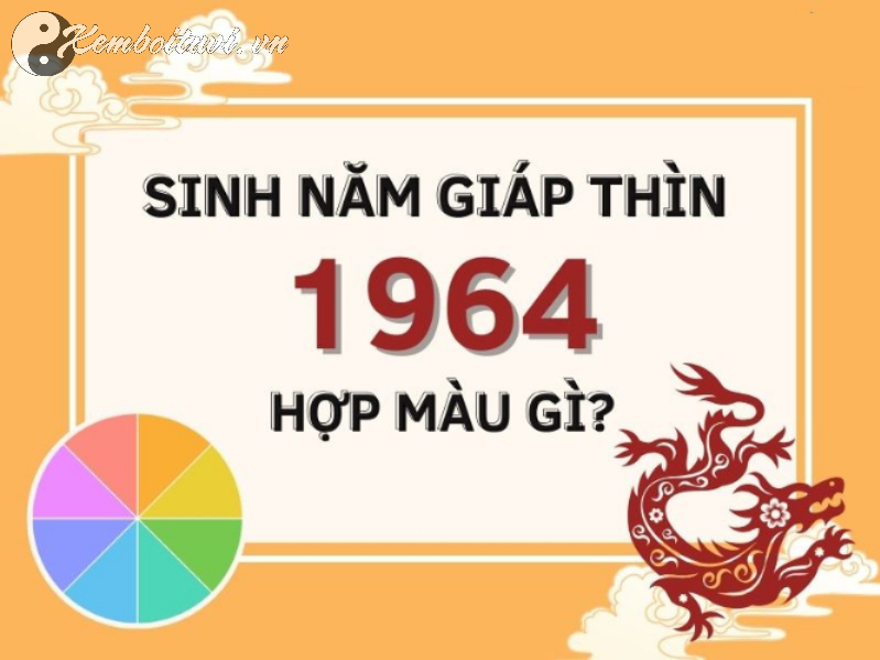 Sinh năm 1964 hợp màu gì? Màu sắc phong thủy cho tuổi Giáp Thìn