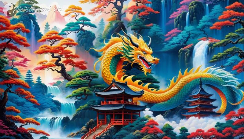 Tranh Con Rồng Phong Thủy: Bí Quyết Thu Hút Tài Lộc, Trấn Trạch, Thịnh Vượng Đời Đời!