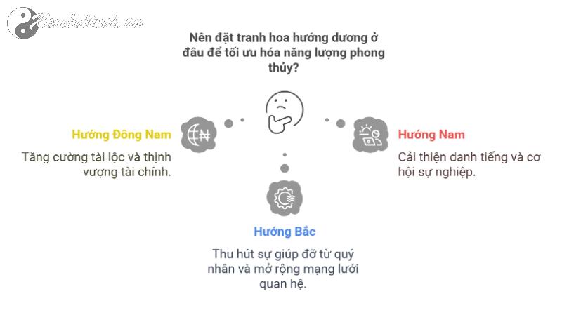 Tranh Hoa Hướng Dương Thay Đổi Vận Mệnh: Bí Mật Phong Thủy Khiến Tài Lộc Đổ Về