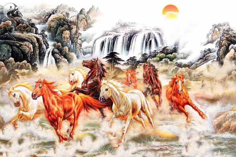 Bát Mã Truy Phong: Bí Mật Phong Thủy Tranh Mã Đáo Thành Công Thu Hút Tài Lộc Tức Thì
