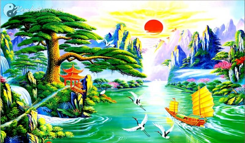 7 Bí Mật Phong Thủy Của Tranh Thuận Buồm Xuôi Gió Mà 90% Người Không Biết