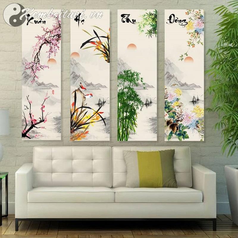Bí Mật Chưa Từng Tiết Lộ: Tranh Tứ Quý Giúp Thu Hút Tài Lộc Và Thay Đổi Vận Mệnh Gia Chủ