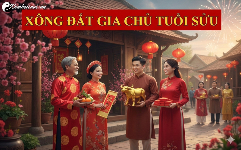 X&ocirc;ng Đất Gia Chủ Tuổi Sửu - B&iacute; Quyết Đ&oacute;n Vận May Đầu Năm Cho Người Mệnh Thổ