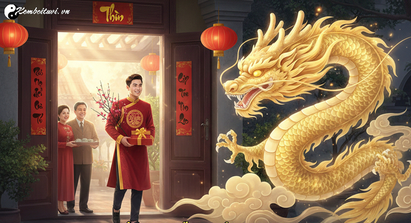 Xông Đất Gia Chủ Tuổi Thìn - Bí Quyết Rước Lộc Đầu Năm